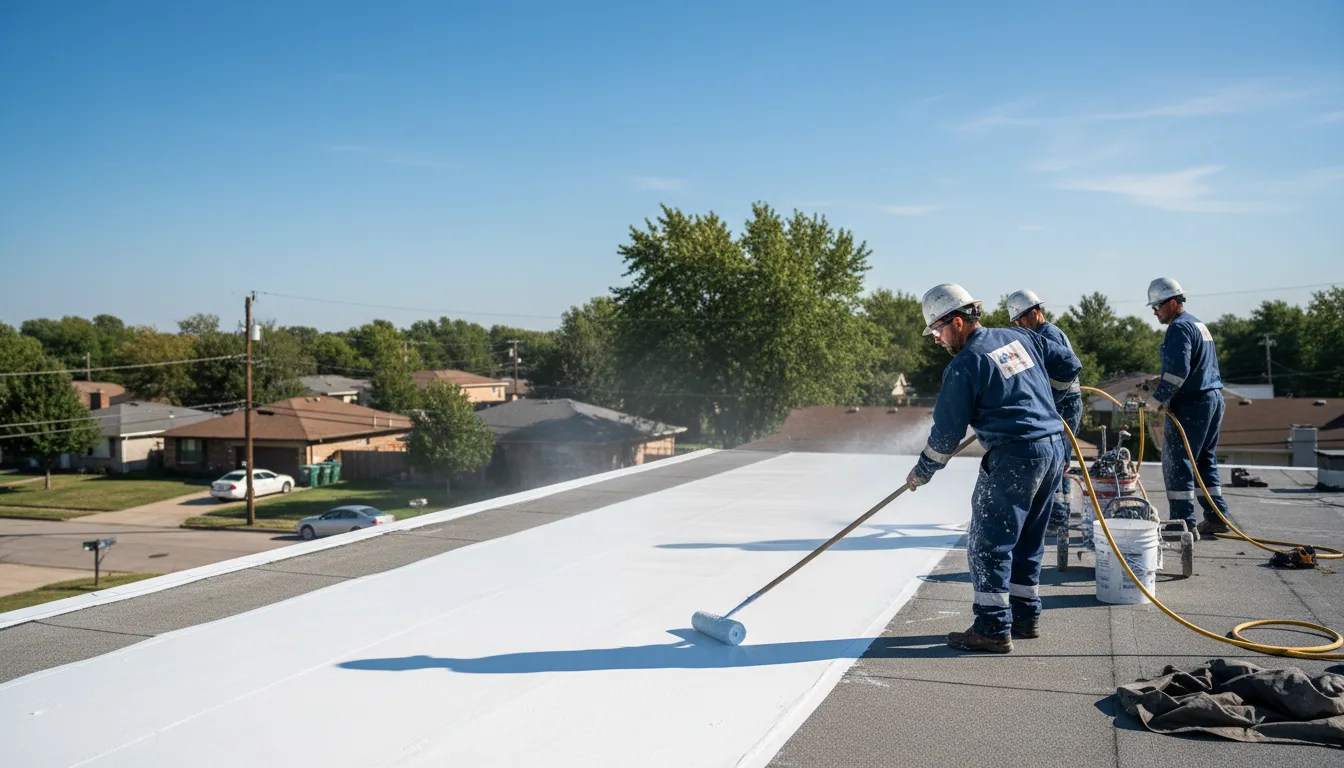 Commercial roof coating in Roseglen, ND near me